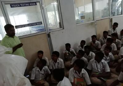 Aandavar Purifier Water Field Visit For Grade 9